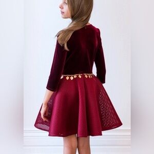 David Charles Black Label Burgundy Dress size 8